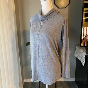 RACHEL ZOE • Gray Cowl Neck Shirt